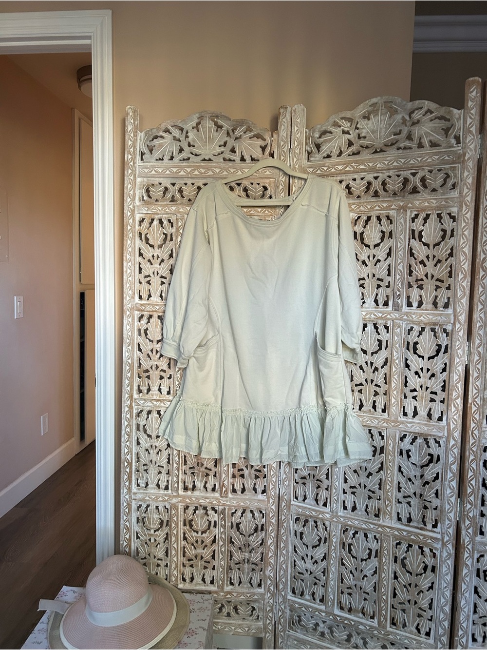 Eldridge Ruffle Hem Mini Dress | Daily Practice by Anthropologie